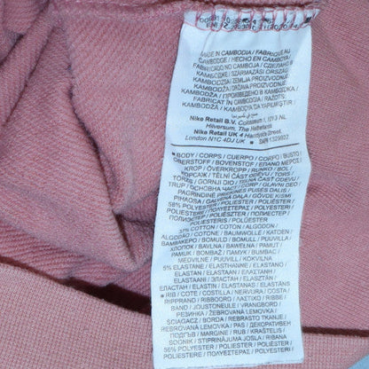 Womens UK Size S Nike Pink Pullover Sweatshirt