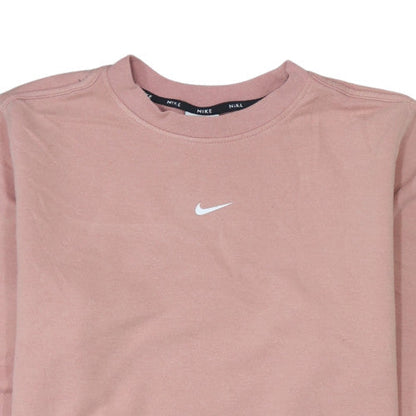 Womens UK Size S Nike Pink Pullover Sweatshirt