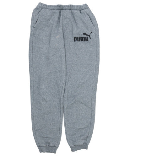 Mens UK Size M PUMA Regular Fit Jogger Grey Trousers