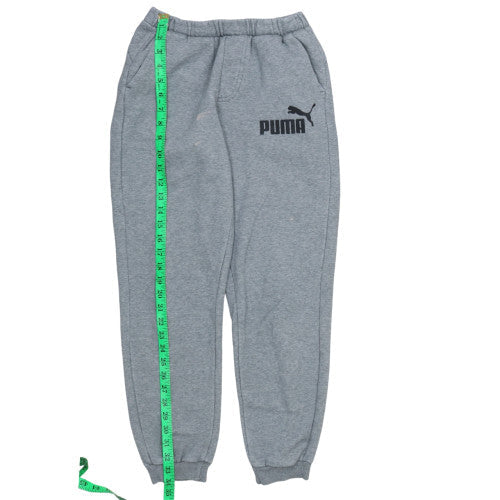 Mens UK Size M PUMA Regular Fit Jogger Grey Trousers