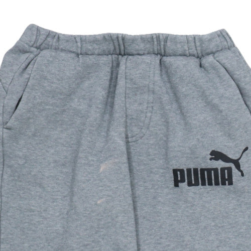Mens UK Size M PUMA Regular Fit Jogger Grey Trousers