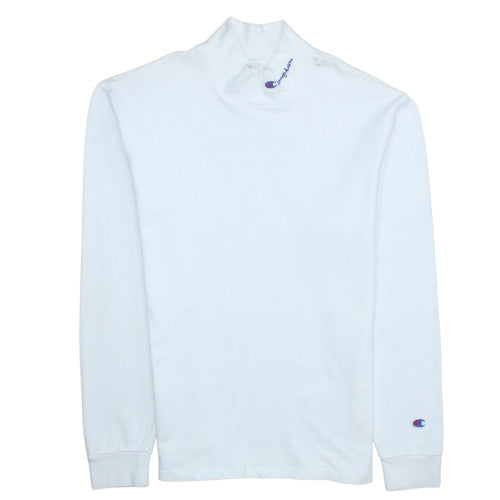 Mens UK Size M Champion White Pullover Sweatshirt