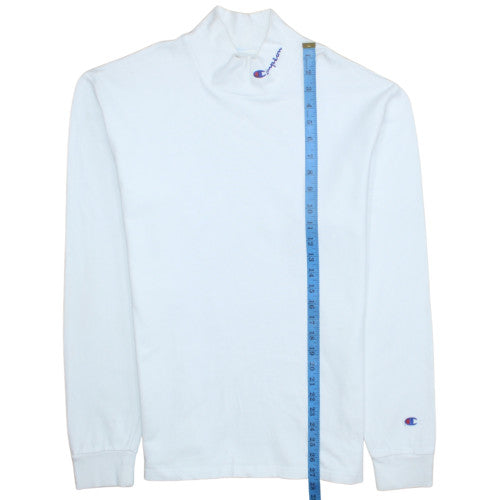 Mens UK Size M Champion White Pullover Sweatshirt