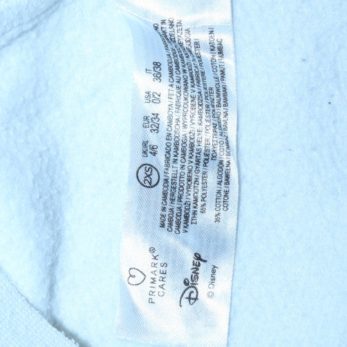 Womens UK Size 2XS Primark White Pullover Hoodie