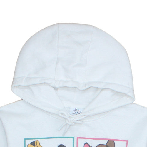 Womens UK Size 2XS Primark White Pullover Hoodie