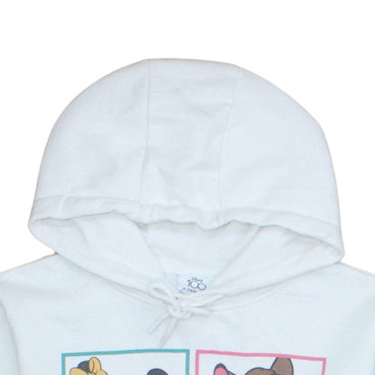 Womens UK Size 2XS Primark White Pullover Hoodie