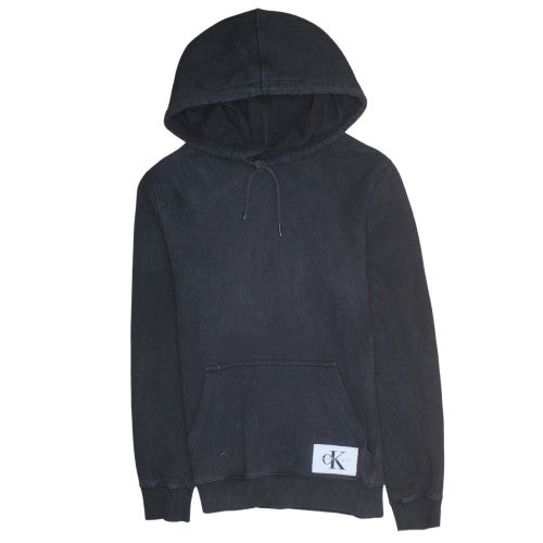 Mens UK Size M Calvin Klein Black Pullover Hoodie