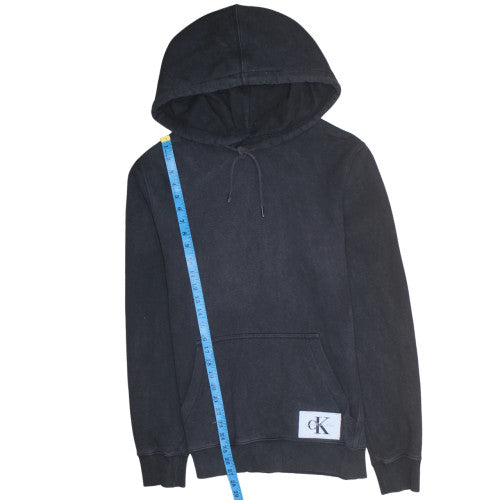 Mens UK Size M Calvin Klein Black Pullover Hoodie