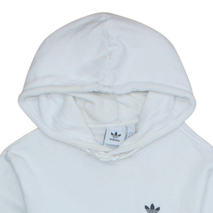 Mens UK Size S adidas White Pullover Hoodie