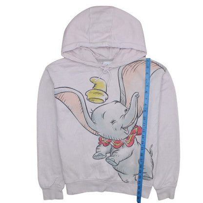 Womens UK Size XS Disney Pink Pullover Hoodie