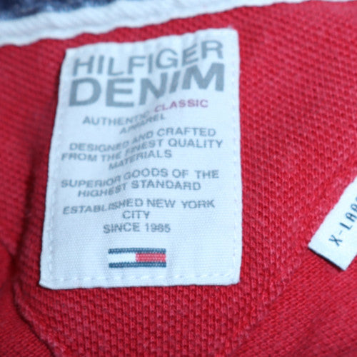Mens UK Size XL Hilfiger Denim Cotton Polo Shirt