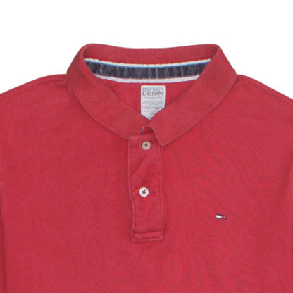 Mens UK Size XL Hilfiger Denim Cotton Polo Shirt
