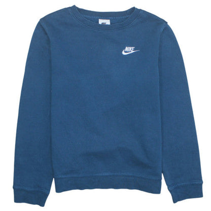 Teens UK Size L Nike Blue Pullover Sweatshirt
