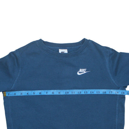 Teens UK Size L Nike Blue Pullover Sweatshirt