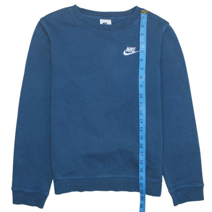 Teens UK Size L Nike Blue Pullover Sweatshirt