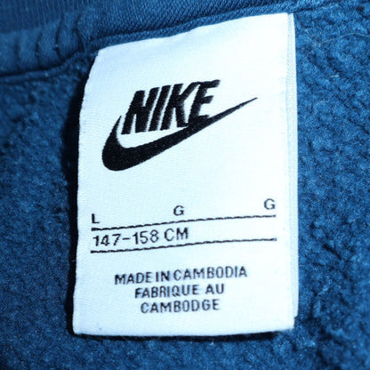Teens UK Size L Nike Blue Pullover Sweatshirt