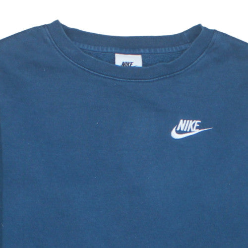Teens UK Size L Nike Blue Pullover Sweatshirt