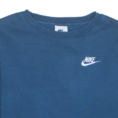 Teens UK Size L Nike Blue Pullover Sweatshirt