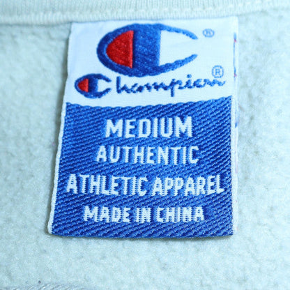 Mens UK Size M Champion White Henley Sweatshirt