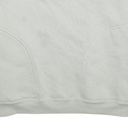 Mens UK Size M Champion White Henley Sweatshirt