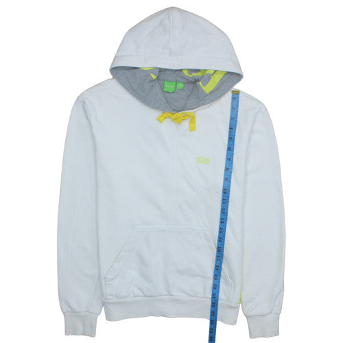 Mens UK Size L Boss White Pullover Hoodie