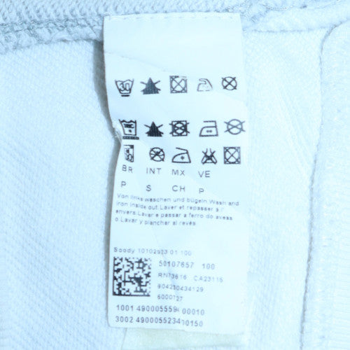 Mens UK Size L Boss White Pullover Hoodie