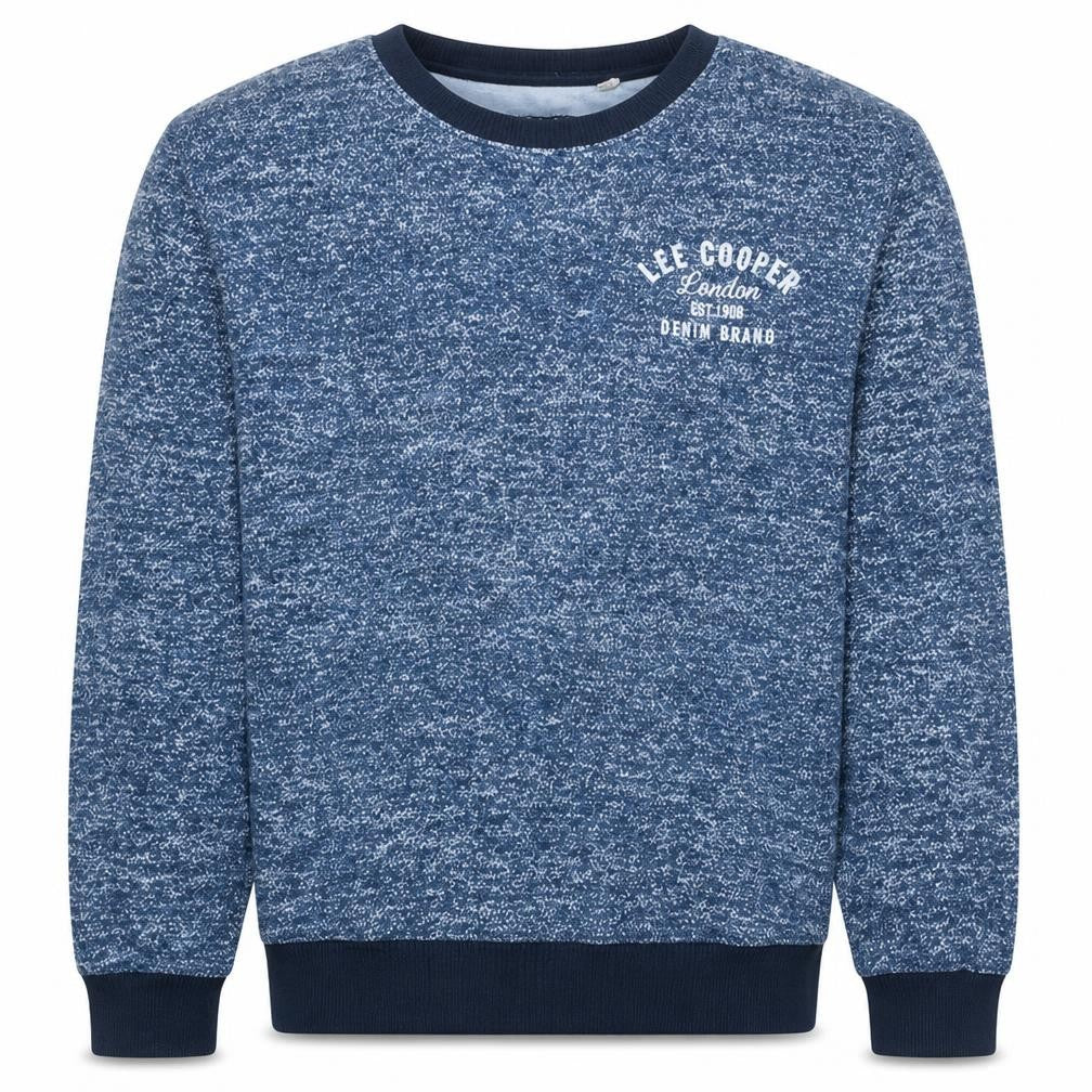 Mens UK Size 2XL Lee Cooper Blue Pullover Sweatshirt