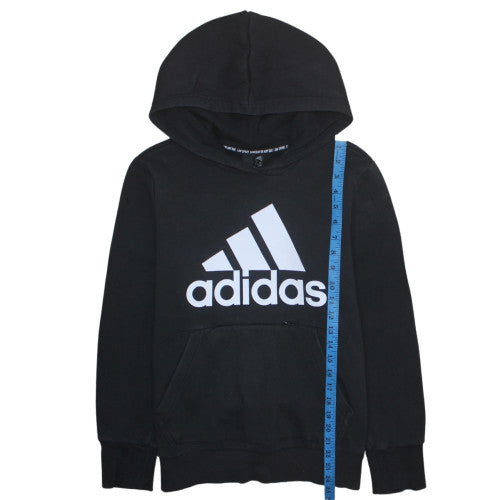 Womens UK Size 12-14 adidas Black Pullover Hoodie