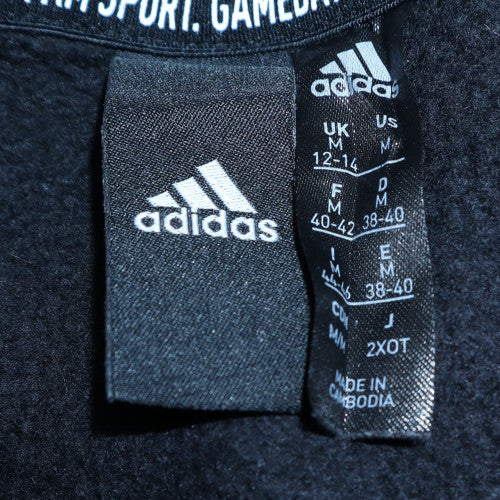 Womens UK Size 12-14 adidas Black Pullover Hoodie