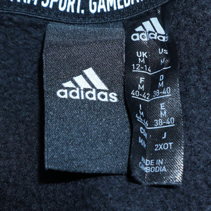 Womens UK Size 12-14 adidas Black Pullover Hoodie