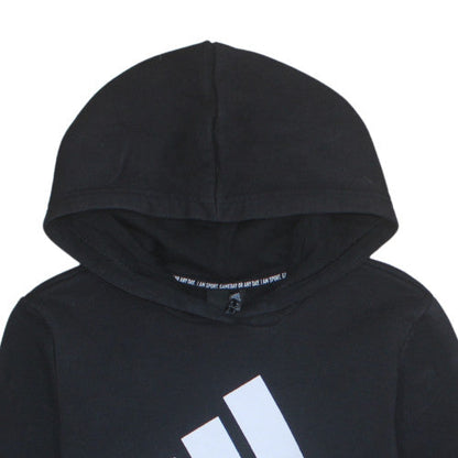 Womens UK Size 12-14 adidas Black Pullover Hoodie
