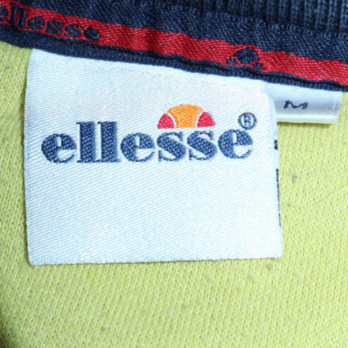 Mens UK Size M ellesse Yellow Pullover Sweatshirt
