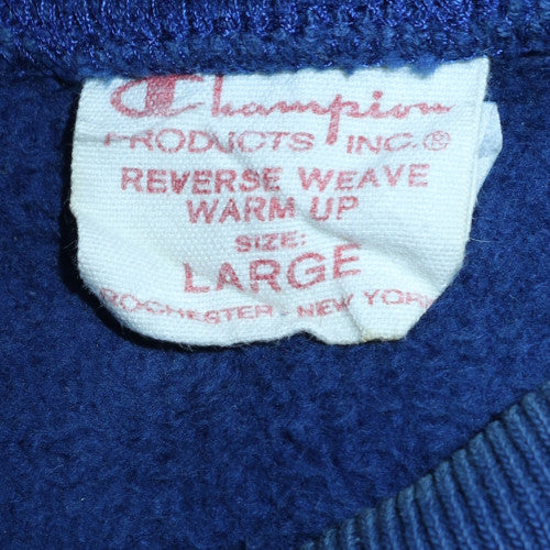 Mens UK Size L Champion Blue Pullover Sweatshirt