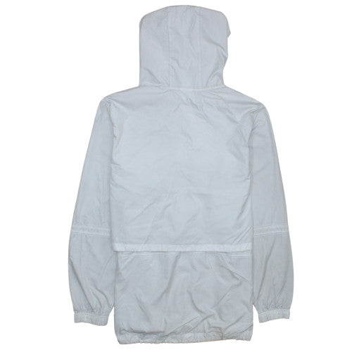 Mens UK Size L Nike White Full Zip Hoodie