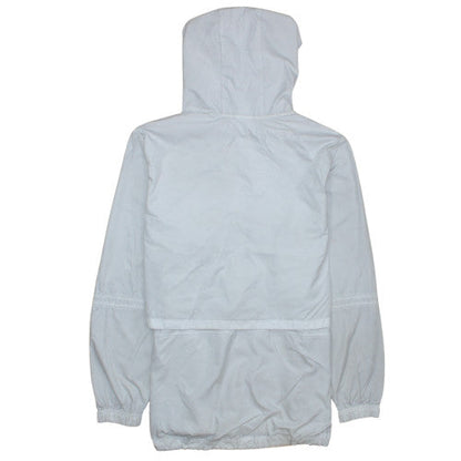 Mens UK Size L Nike White Full Zip Hoodie