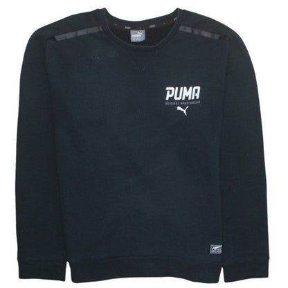 Mens UK Size L PUMA Black Pullover Sweatshirt
