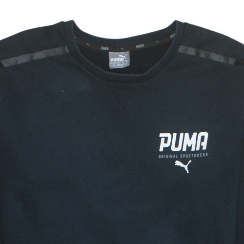 Mens UK Size L PUMA Black Pullover Sweatshirt
