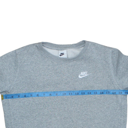 Teens UK Size L Nike Grey Pullover Sweatshirt