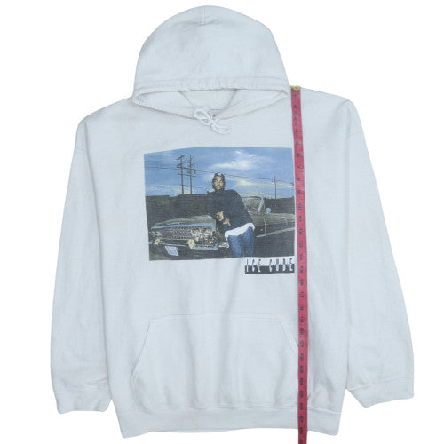 Mens UK Size L Ice Cube White Pullover Hoodie