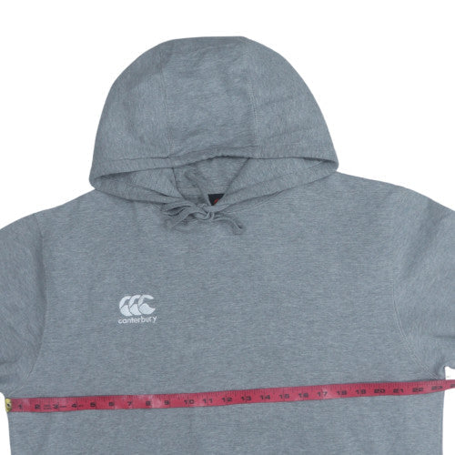 Mens UK Size L Canterbury Grey Pullover Hoodie