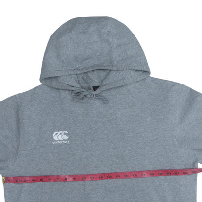 Mens UK Size L Canterbury Grey Pullover Hoodie