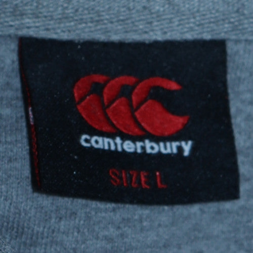 Mens UK Size L Canterbury Grey Pullover Hoodie