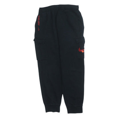 Nike Teens Black Fleece Jogger Activewear Trousers L