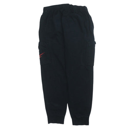 Nike Teens Black Fleece Jogger Activewear Trousers L