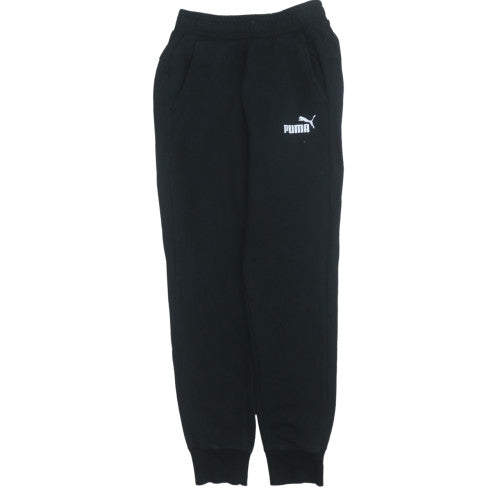Mens UK Size XS PUMA Regular Fit Jogger Black Trousers