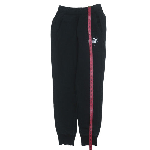 Mens UK Size XS PUMA Regular Fit Jogger Black Trousers