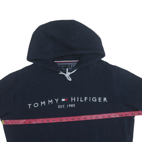 Mens UK Size M Tommy Hilfiger Blue Pullover Hoodie