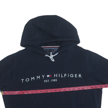 Mens UK Size M Tommy Hilfiger Blue Pullover Hoodie