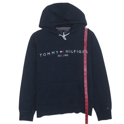 Mens UK Size M Tommy Hilfiger Blue Pullover Hoodie