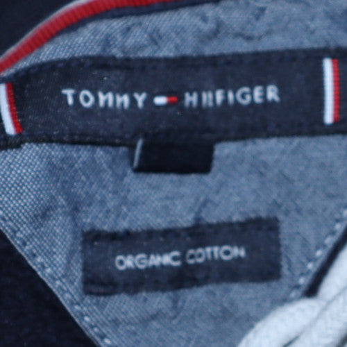 Mens UK Size M Tommy Hilfiger Blue Pullover Hoodie